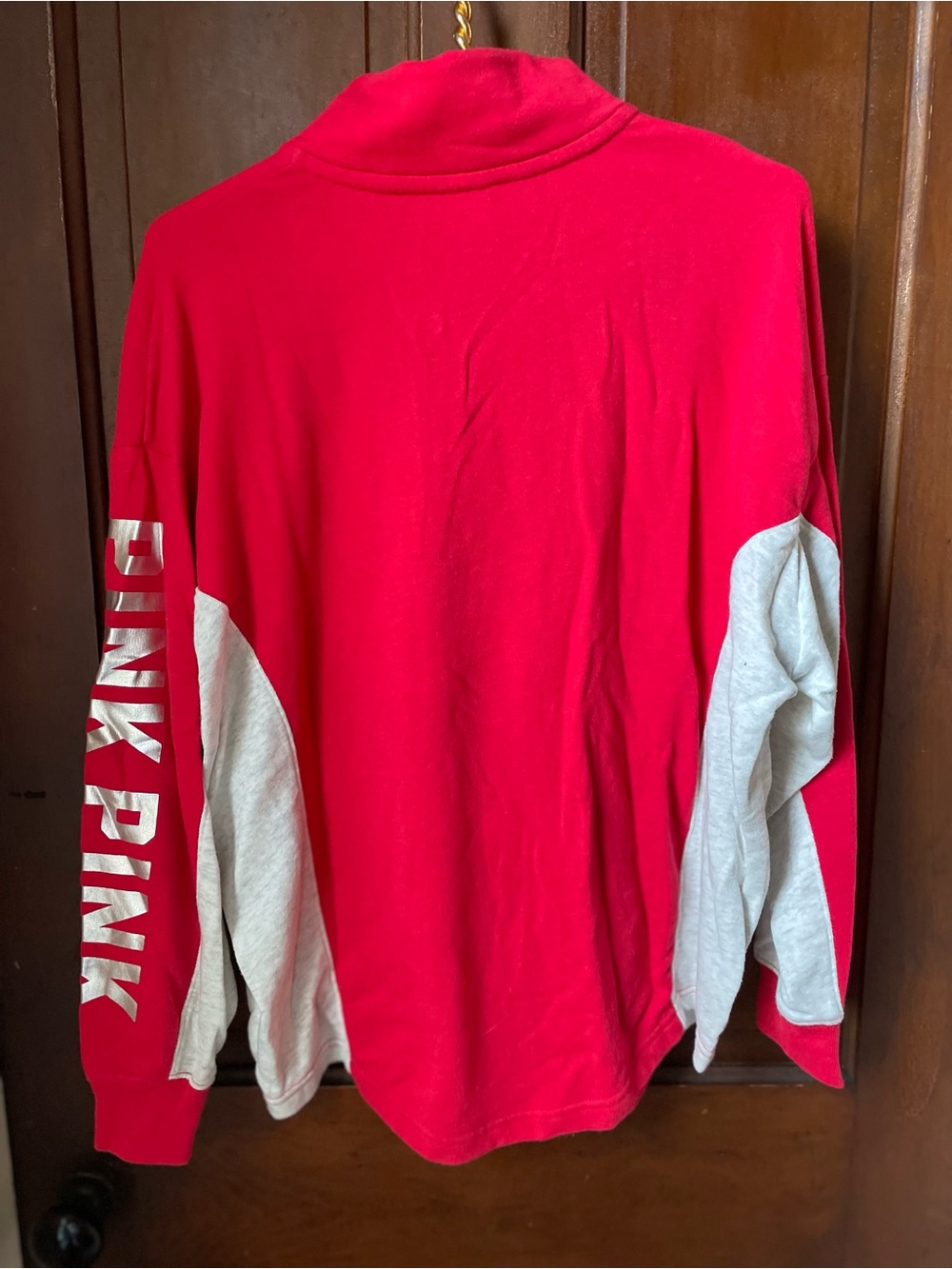 Victoria's Secret / Pink women's size small red pullover sweatshirt - Picture 6 of 6